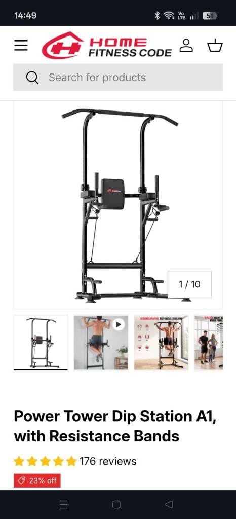 multi-functional Power Tower Dip Station