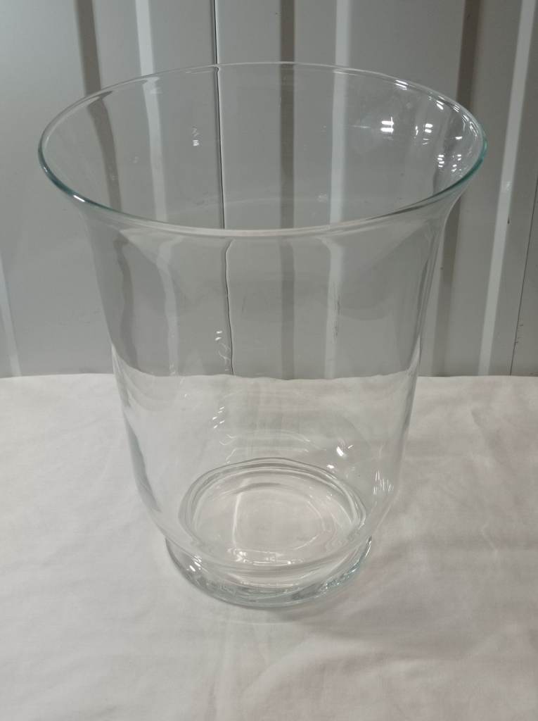 Large Vulcan Glass Vase Lantern Terrarium H:28cm 