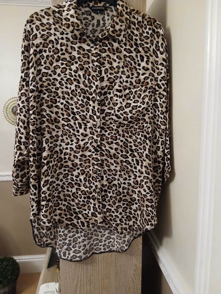 Leopard print blouse 