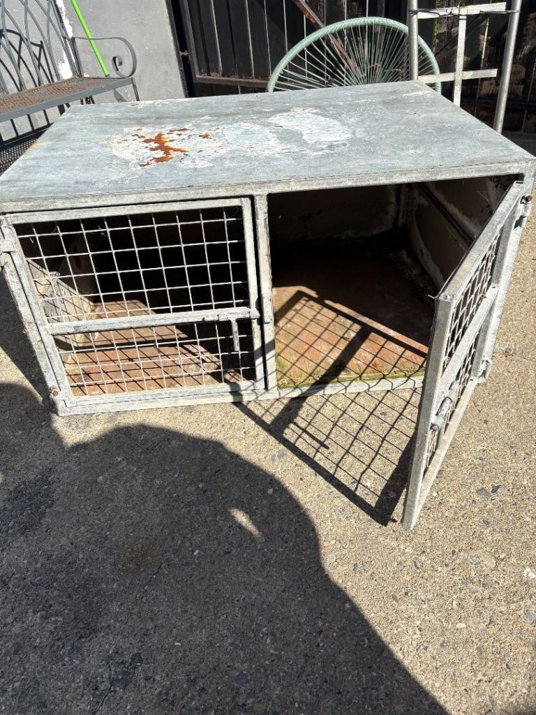Galvanised double dog transport 
