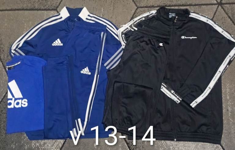 Kids Tracksuit Bundle (Adidas & Champion) – Age 13-14, Good Condition