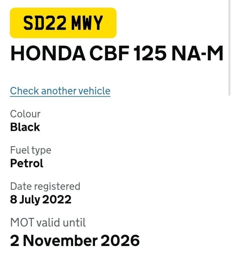 Honda CB125R 2022 Grey