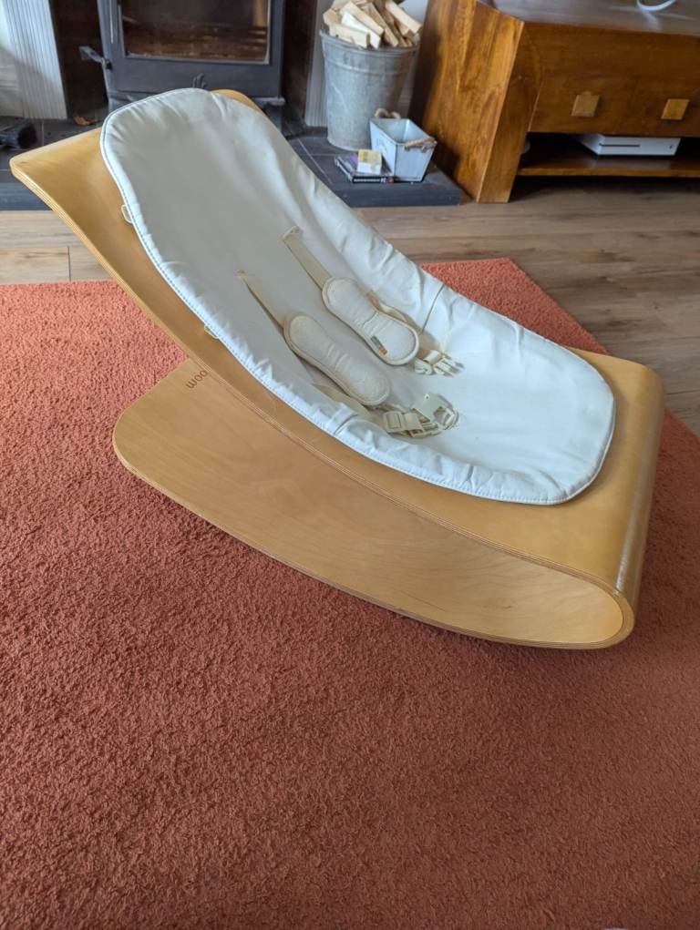 Bloom Coco wood Baby Lounger, bouncer & rocker