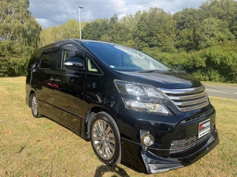 2013 TOYOTA VELLFIRE, 2.4, Black, GOLDEN EYE, 7 SEATER, HALF LEATHER, ULEZ FREE