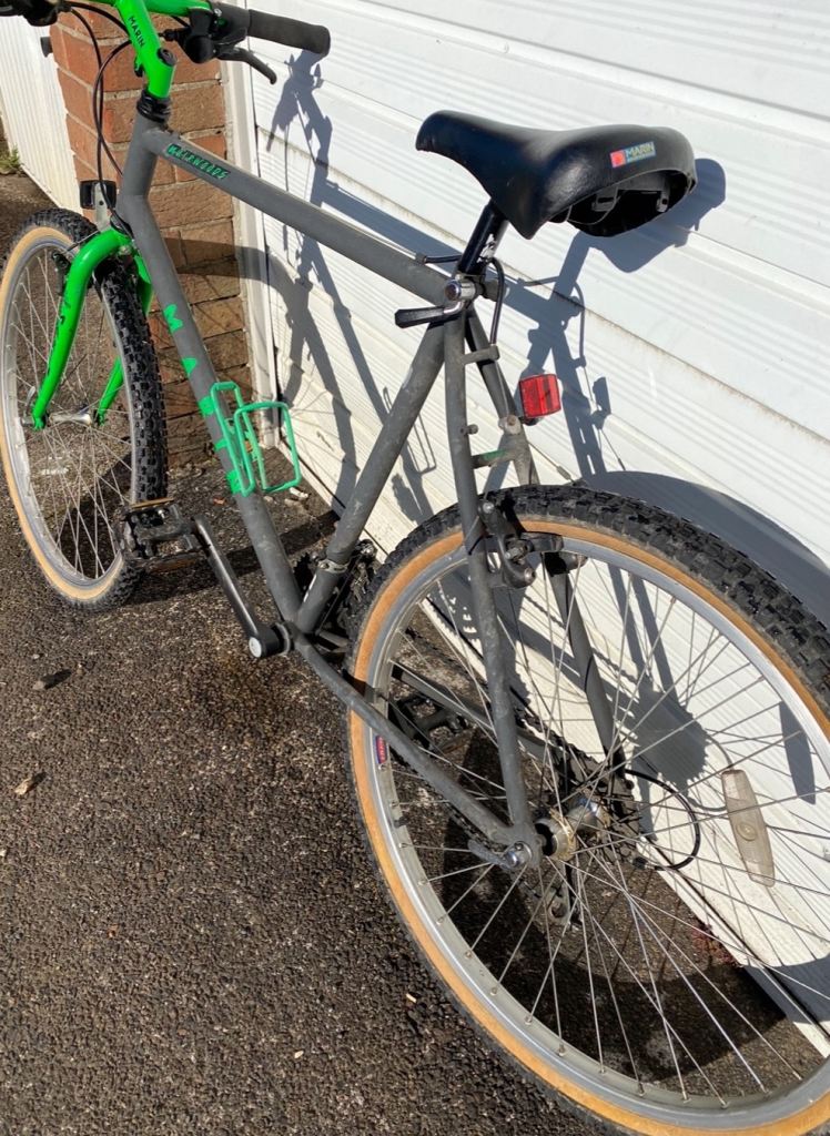 19” Retro MarinMountain Bike – Grey & Green, Good Condition