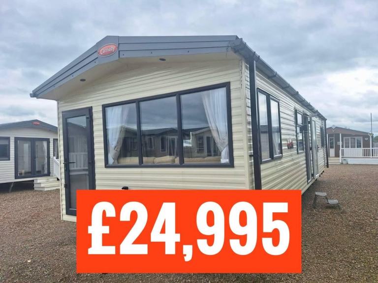 OFF SITE static caravan Scotland double glazed & heated 2 bed Carnaby Oakdale
