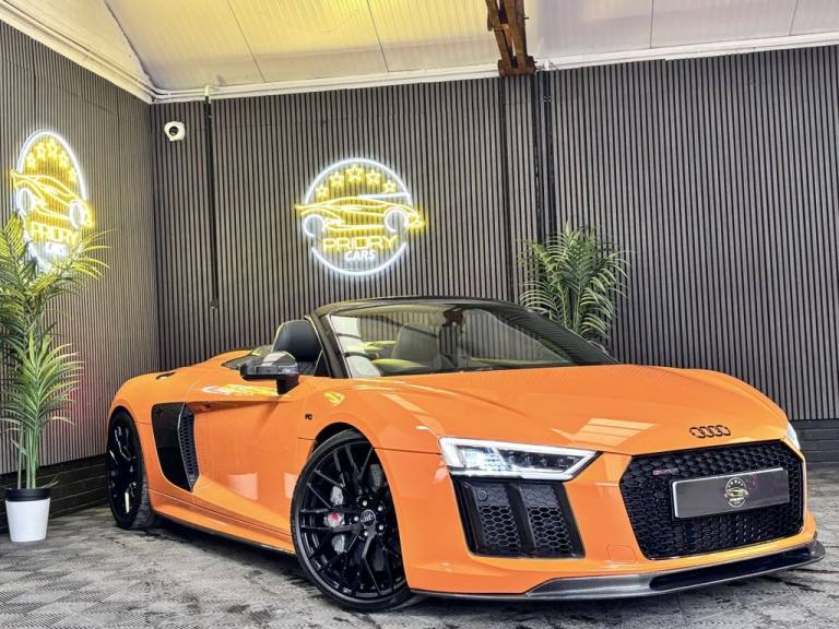 2018 Audi R8 5.2 FSI V10 Plus Spyder 2dr Petrol S Tronic quattro Euro 6 (s/s) (610 ps) Convertibl...