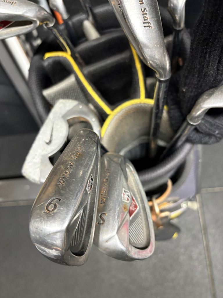 Wilson Golf Clubs and bag