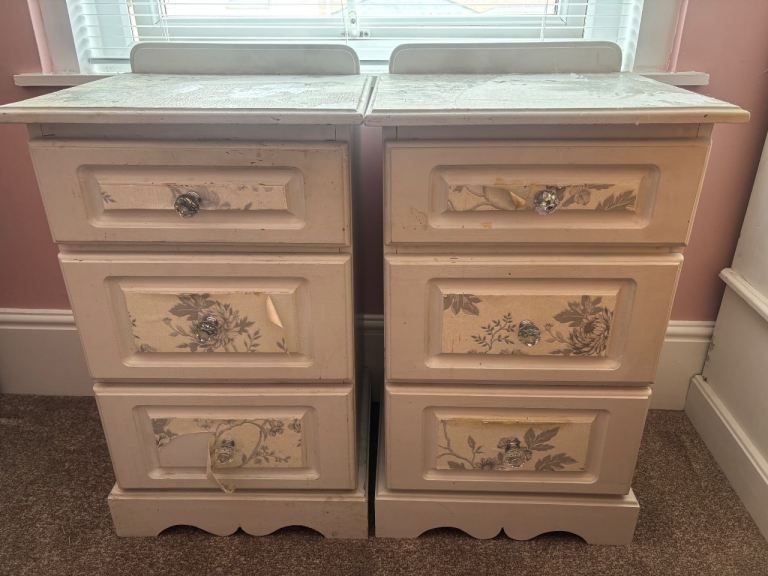 Pair of Bedside Tables with Drawers