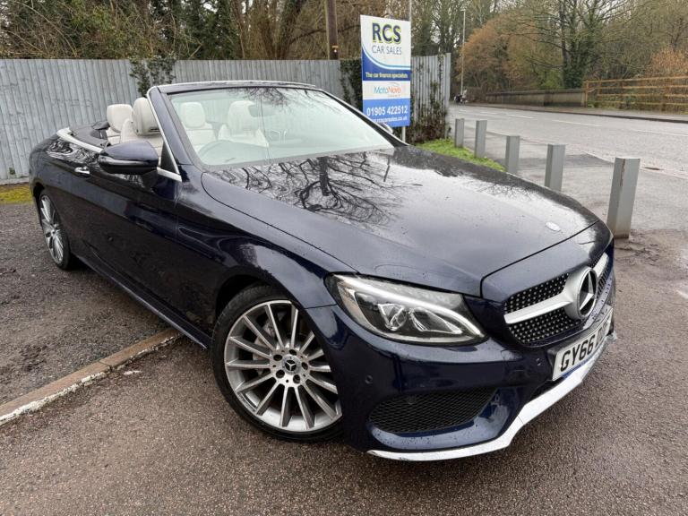2016 Mercedes-Benz C Class 2.1 C220d AMG Line (Premium Plus) Cabriolet G-Tronic+ Euro 6 (s/s) 2dr...
