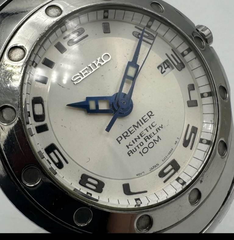 Seiko Kenetic Relay watch 