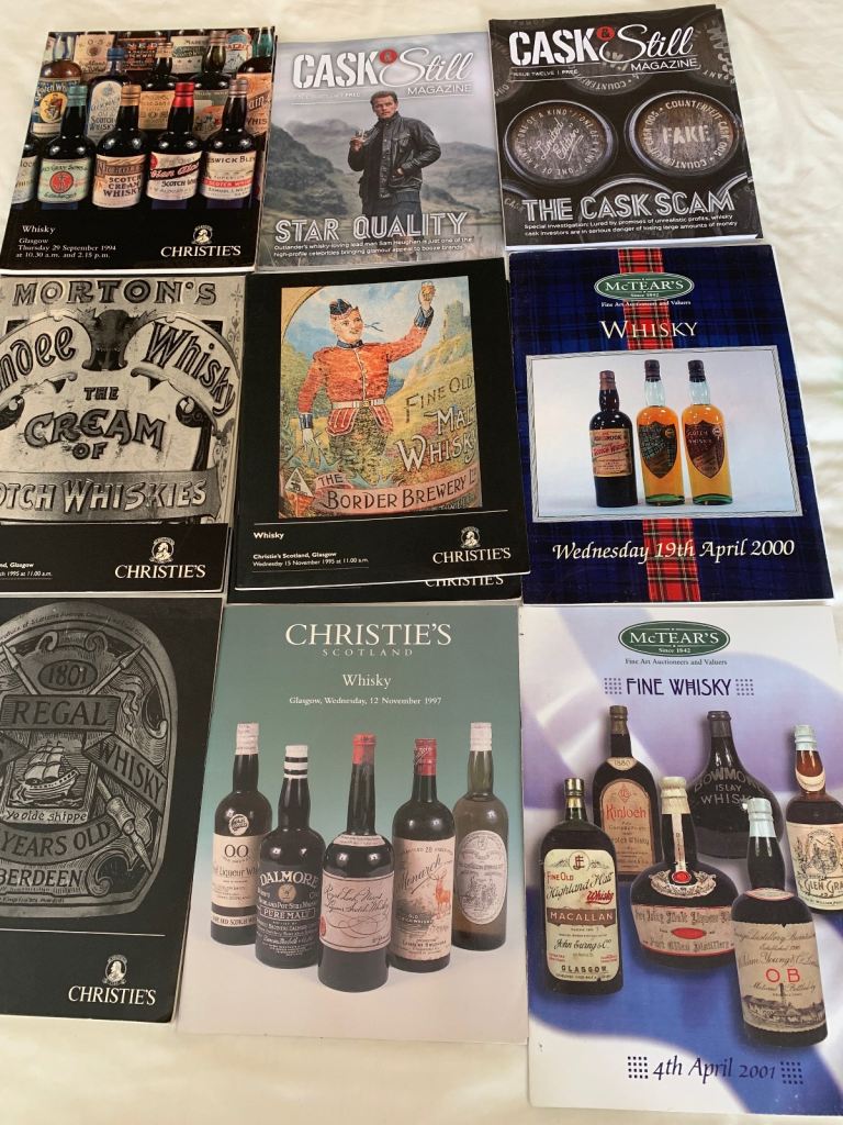 9 Collectors Auction Catalogues