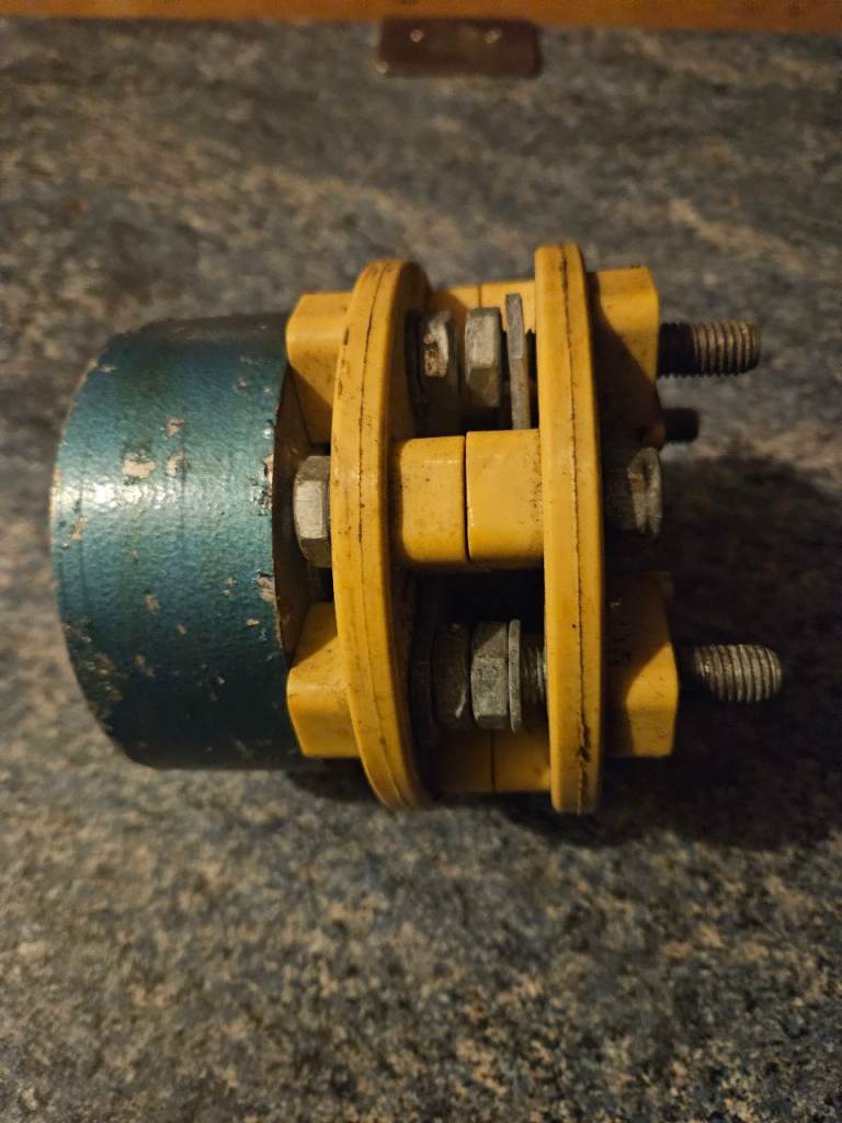 Boat shaft coupling.  Used. 115mm