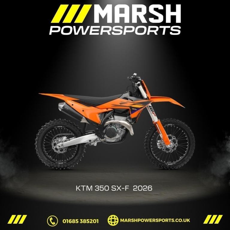 350 SX-F 2026 Model - KTM Main Dealer - Reserve NOW!