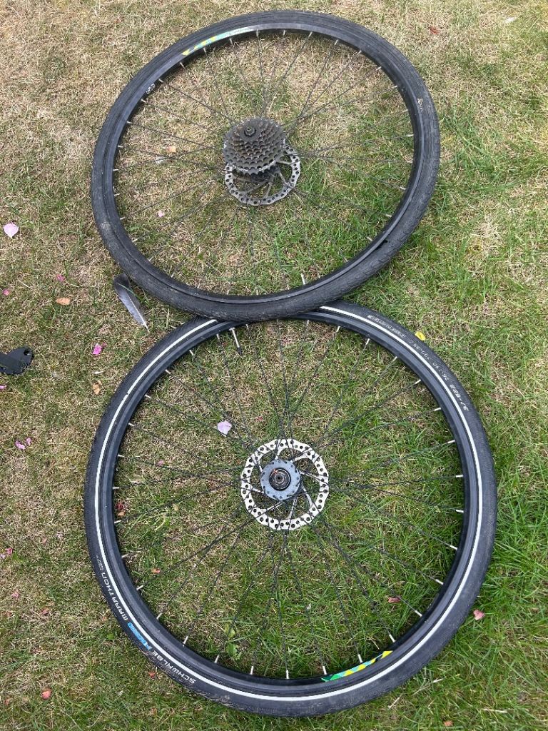 Carrera Bike Wheelset – Disc Brake Road/Gravel Wheels – Good Condition