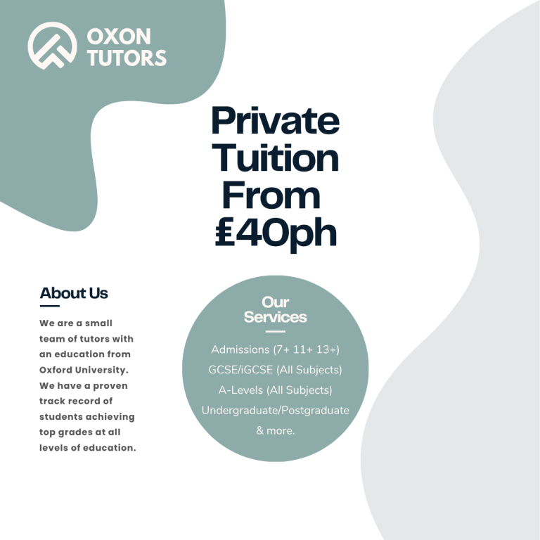 [From £40ph] 7+/11+/GCSE/A Level/University Tutors in London [Free 30 minutes] 