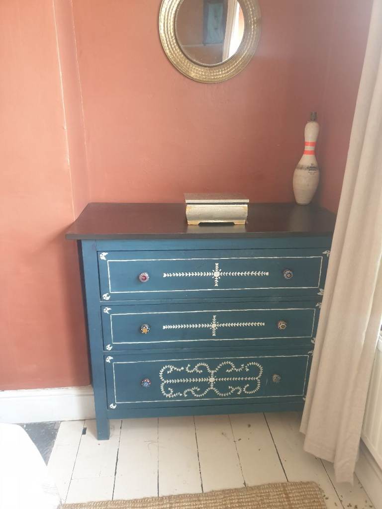 FREE Handpainted chest of drawers 