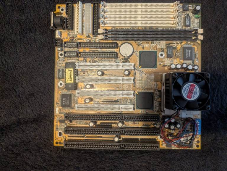 Vintage Gigabyte PC Motherboard for retro PC