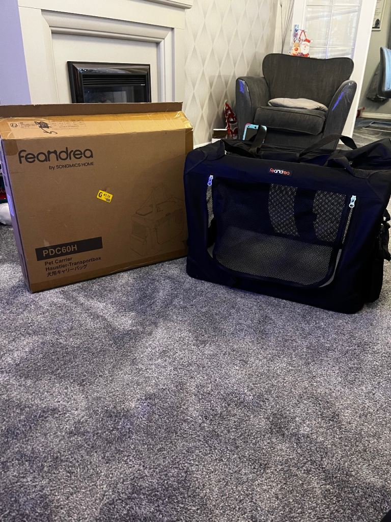 Feandrea pet carrier black 