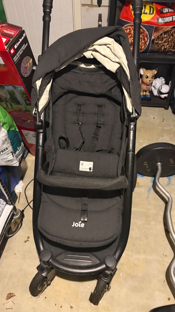 Joie Black Pushchair Stroller – Good Condition