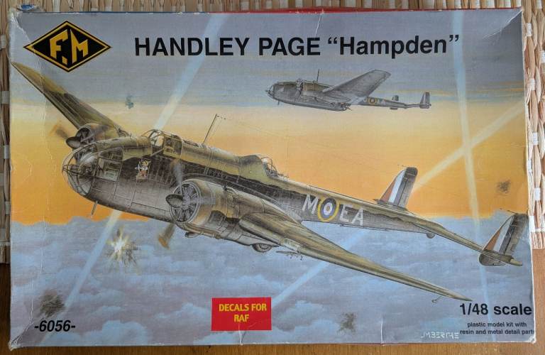 Fonderie Miniature Handley Page Hampden - 1:48 - Model Aircraft Kit - Started - 100% Complete