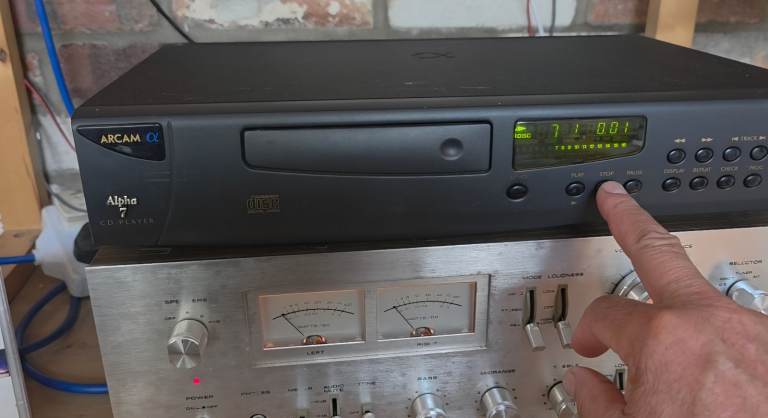 Arcam Alpha 7 CD Player – Grey, Good Condition