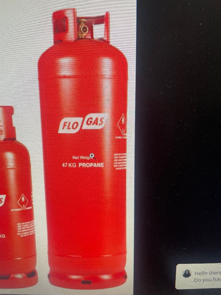 15 Free 47kg empty gas bottles