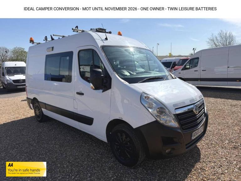 2018 Vauxhall Movano 2.3 CDTi 3500 Panel Van 5dr Diesel Manual FWD L2 H2 Euro 6 (130 ps) Panel Va...
