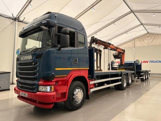 Scania R490 6x2 Sleeper Cab Brick Grab Drawbar