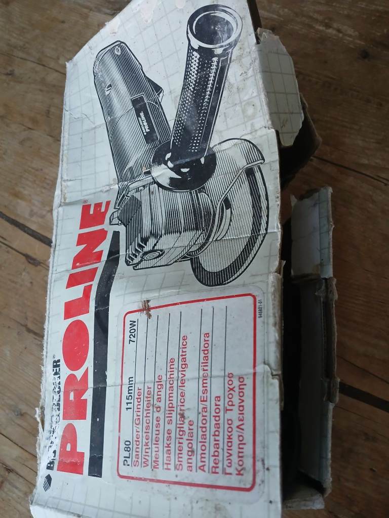 Sander - works but very sticky on/off switch 