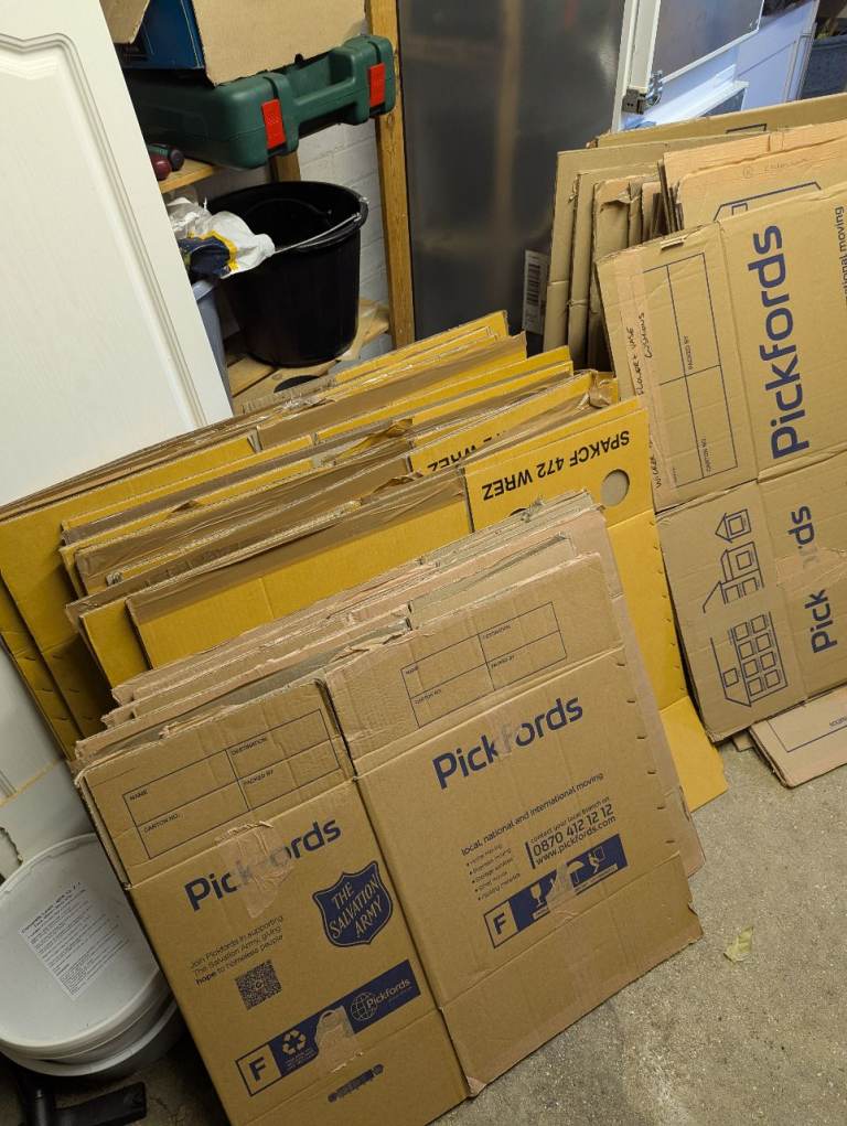Moving Boxes, Various Sizes
