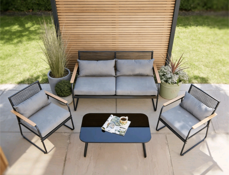 🆕 X4 Set 🚚 Garden Furniture Set RRP £489.99