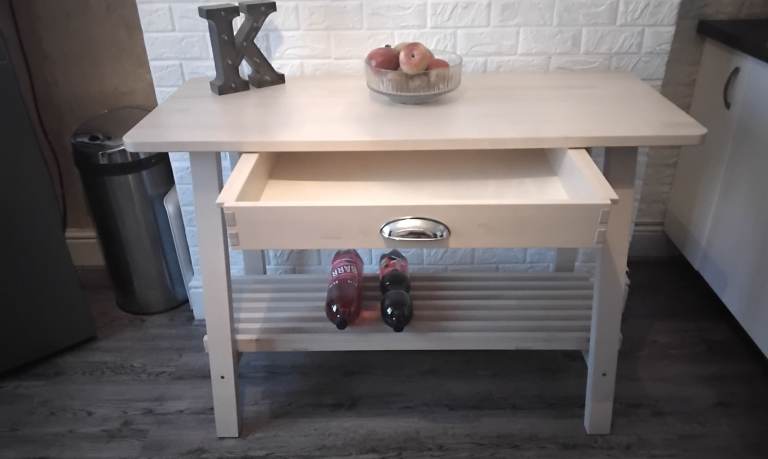 Kitchen table or crafts table freestanding art room crafting etc