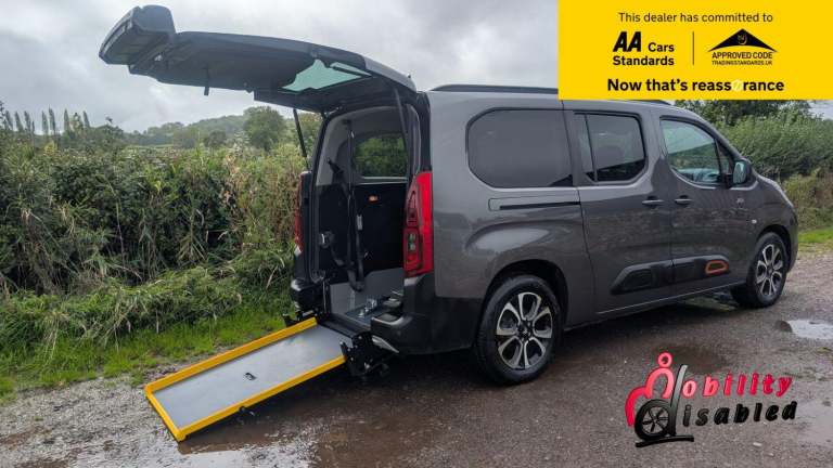 CITROEN BERLINGO 50kWh Flair EV XTR XL Electric Wheelchair Accessible Vehicle