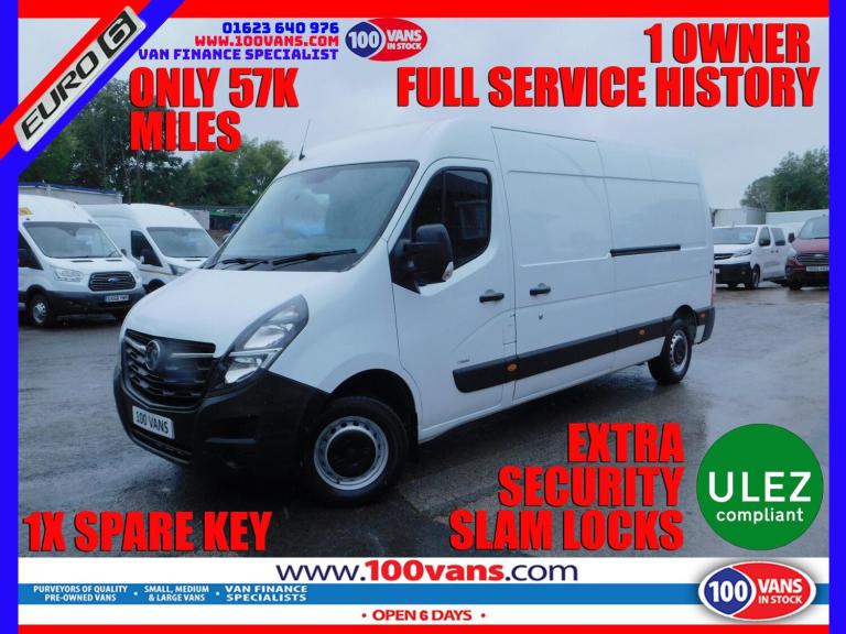 2021 Vauxhall Movano 2.3 Turbo D 135ps H2 Van PANEL VAN DIESEL Manual
