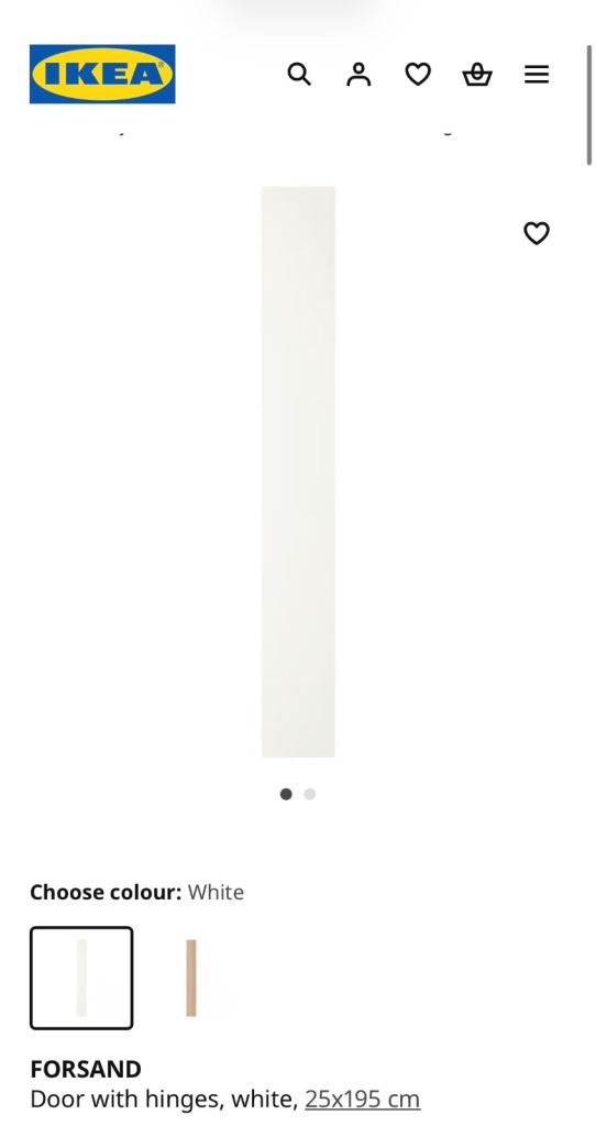 Ikea FORSAND doors x4