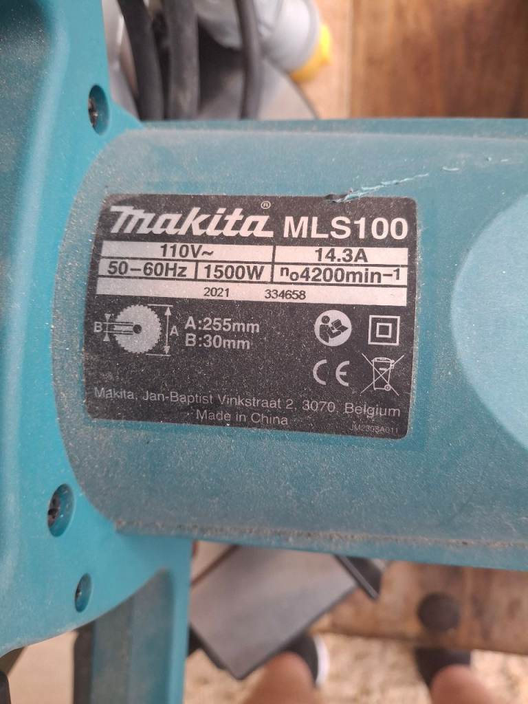 Chop saw 110