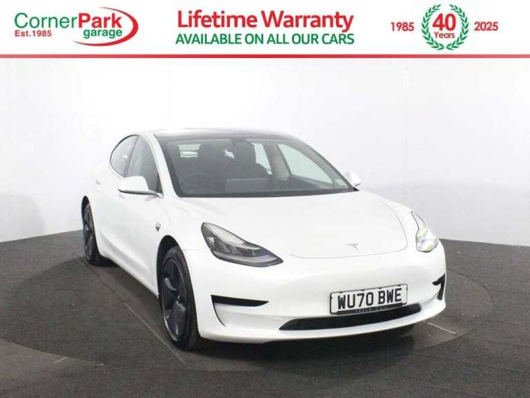 2020 Tesla Model 3 Standard Range Plus Saloon 4dr Electric Auto RWD (241 bhp) Saloon ELECTRIC Aut...