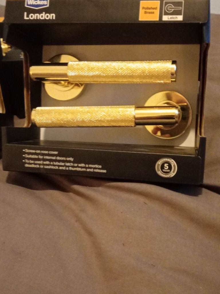 Golden door handles 