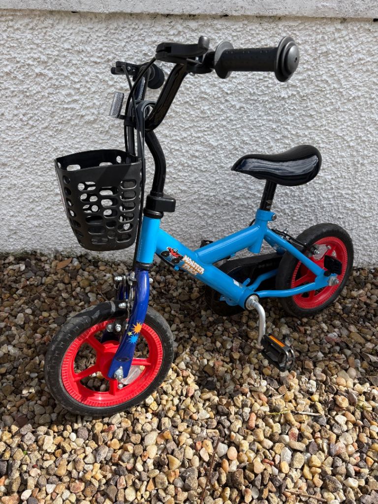 SOLD Monster Truck Kids Bike - 12" Wheel