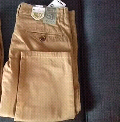 Men's 'Smith & Jones' Slim Fit Chinos - SIZE 32R *BNWT