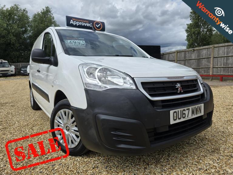 2017 Peugeot Partner 1.6 BlueHDi 854 Professional Panel Van 5dr Diesel Manual L1 (112 g/km, 97.6 ...