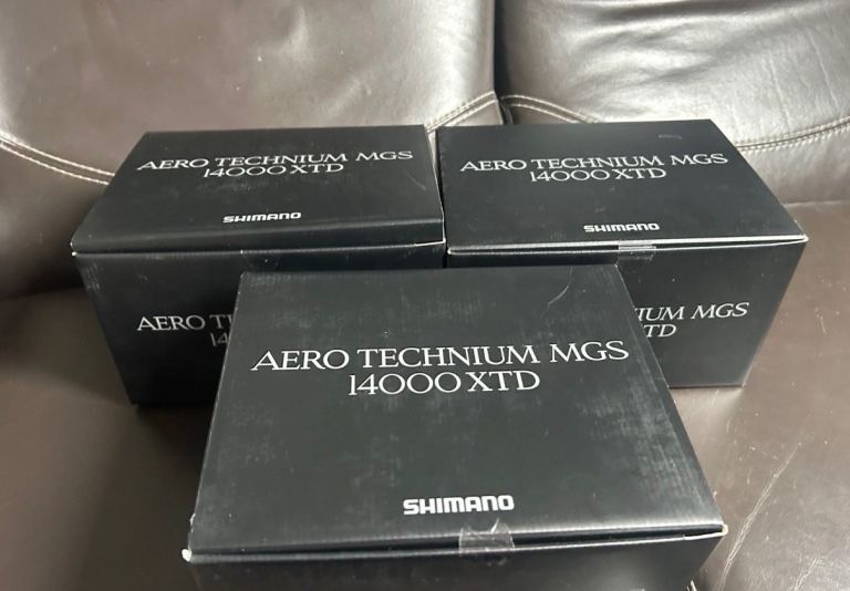BRAND NEW 3x Shimano Aero Technium MGS XTD 14000 Reels