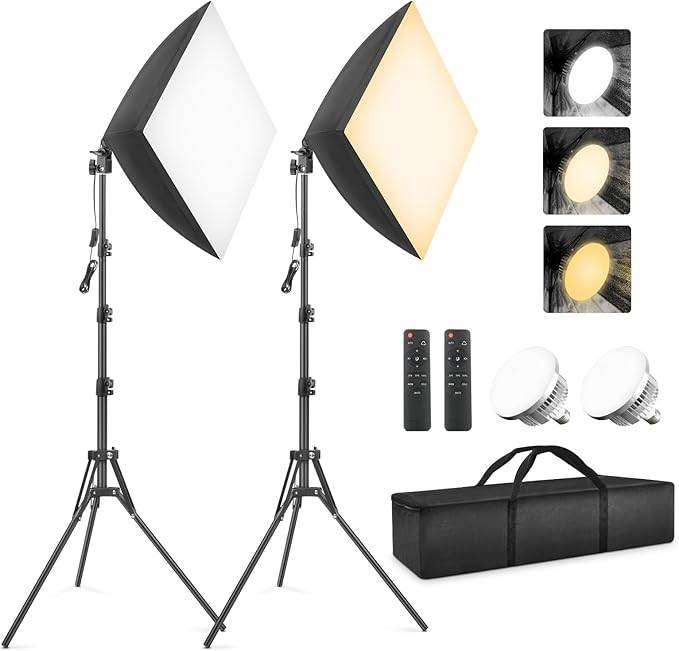 Softbox Lighting Kit 2 Pack