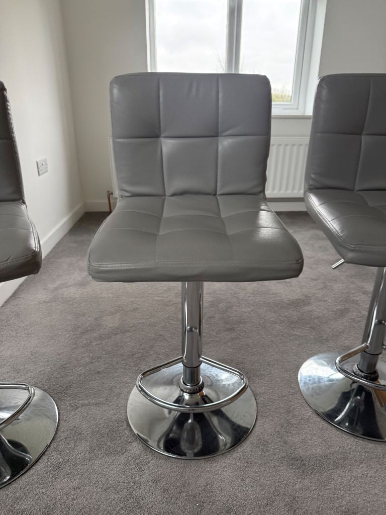 Grey kitchen stools