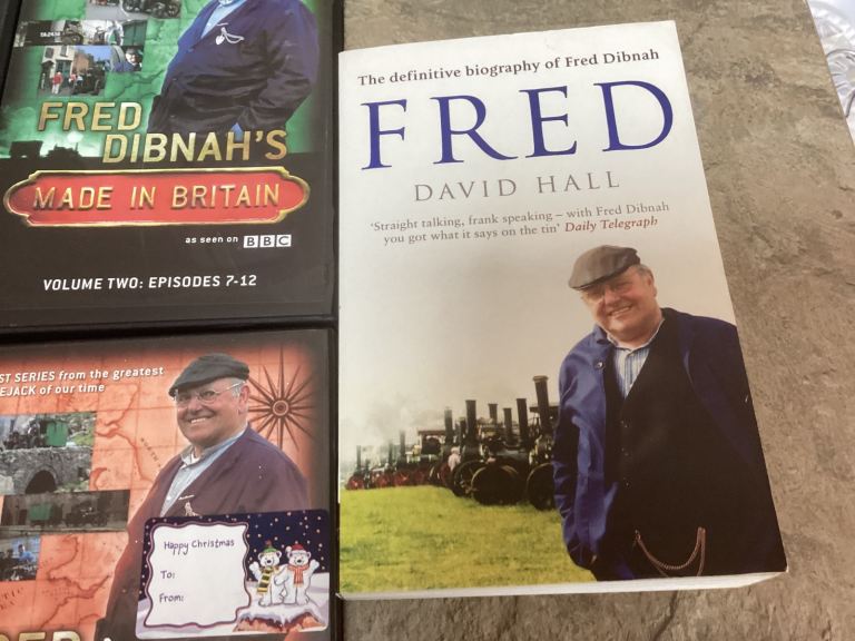 Fred dibnah 4dvds and book biography 
