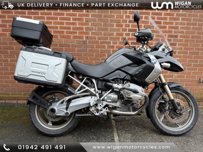 BMW R1200 GS, 2008/58, JUST 26,762 MILES COVERED, FULL LUGGAGE