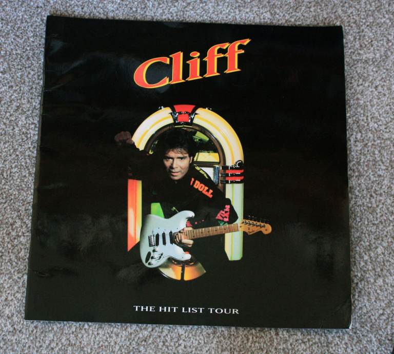 Cliff The Hit List Tour programme