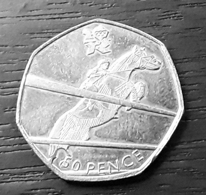 Rare and sought after 50p coins.