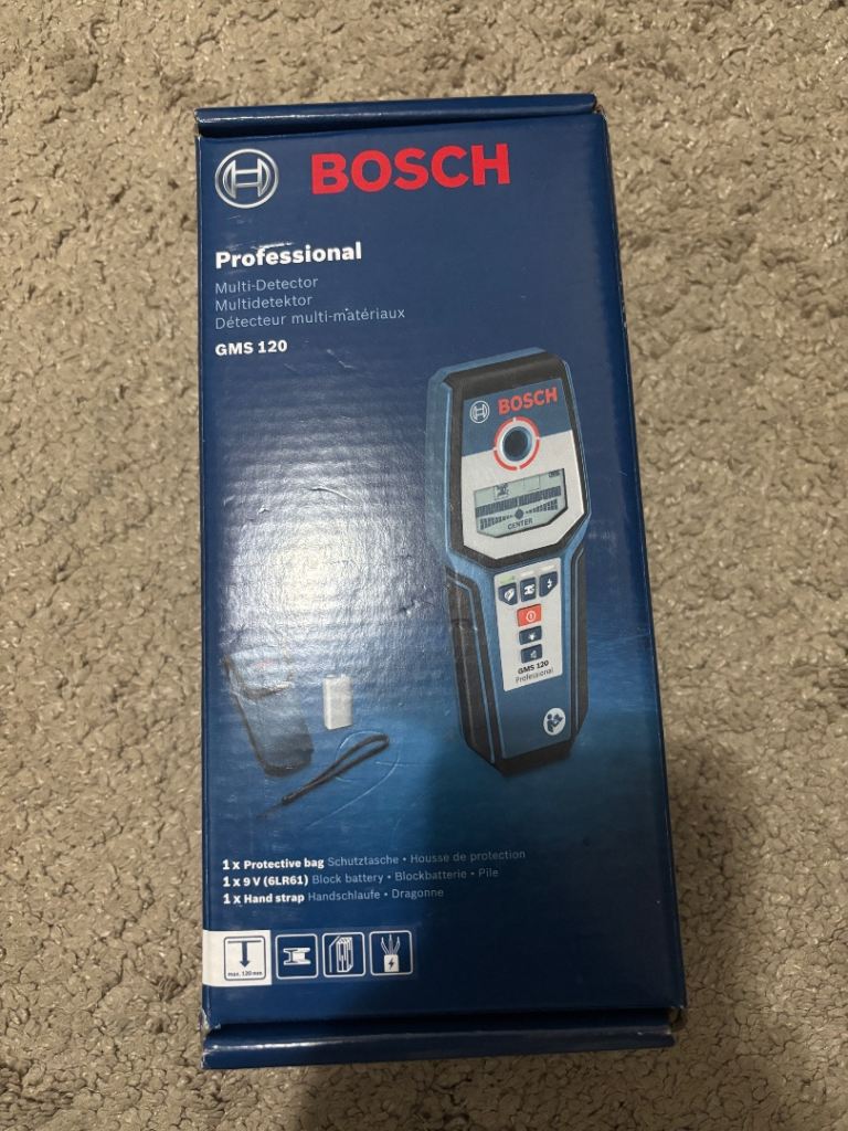 Bosch Stud Finder GMS 120 - New